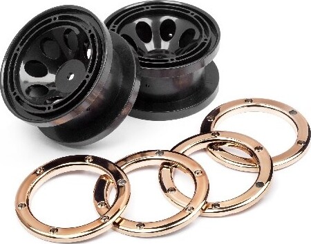 Wheels Wgold Beadlocks 2Pcs - Mv25065 - Maverick Rc