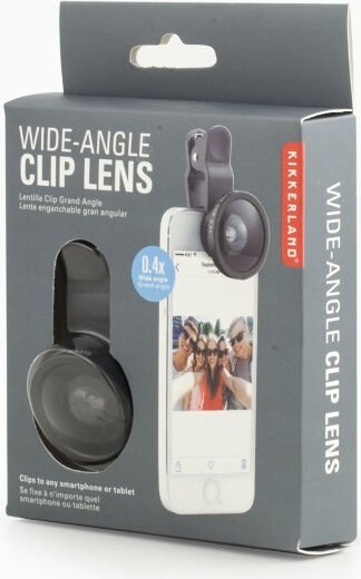 Kikkerland - Kamera Linse Til Smartphone - Wide Angle - 0 4X