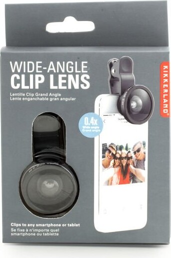 Kikkerland - Kamera Linse Til Smartphone - Wide Angle - 0 4X