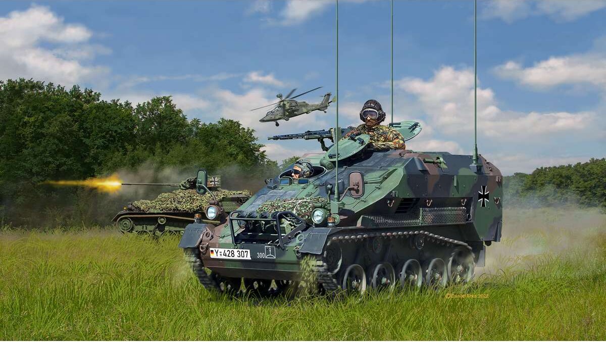 Revell - Wiesel 2 Leflasys Bfuf Model Tank Byggesæt - 03336