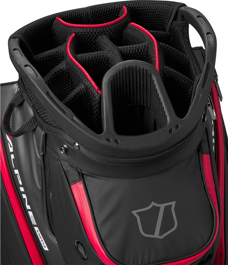 Wilson - Alpine Dry Golf Taske - Sortgrårød