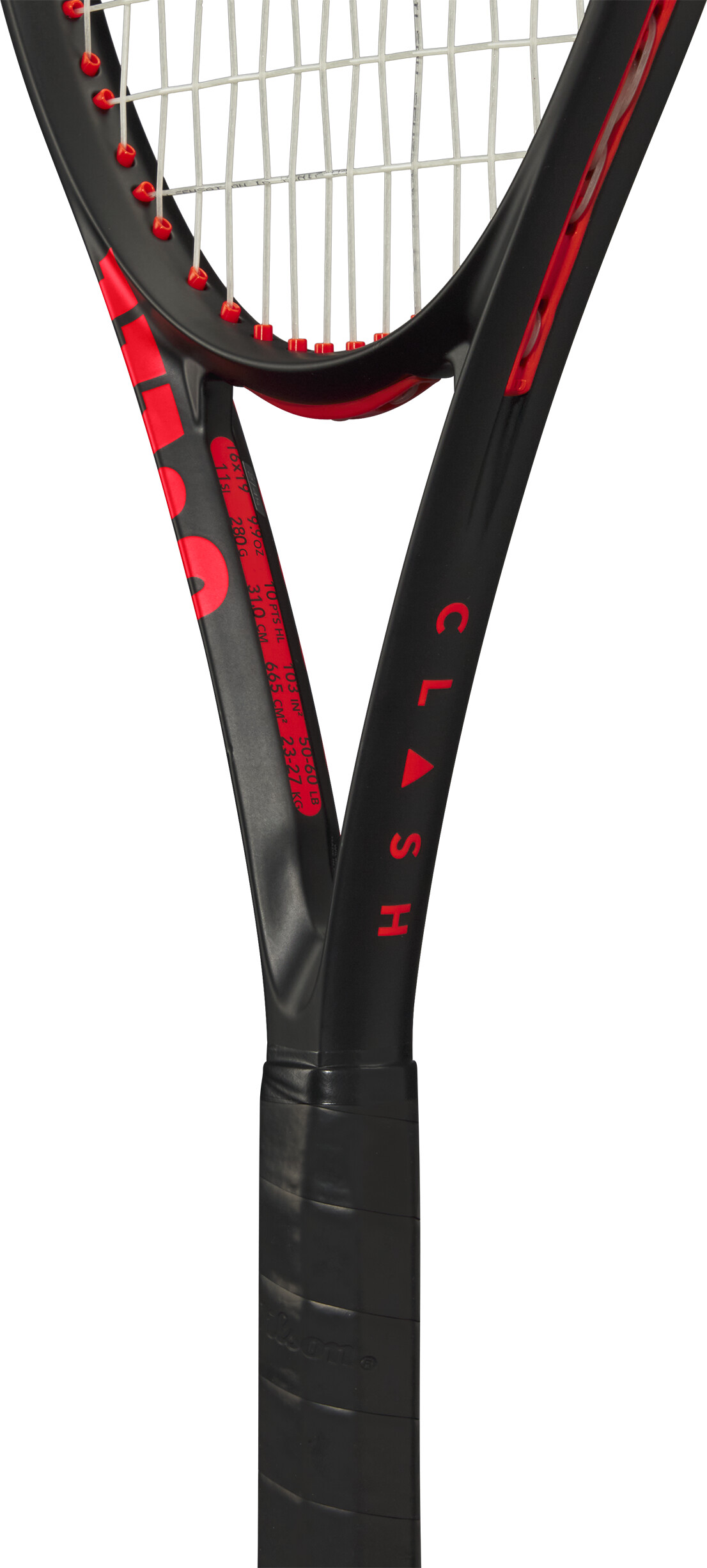 Wilson - Clash Team 103 V30 Tennisketsjer Med Strenge - Si3D Sweetspot Til
