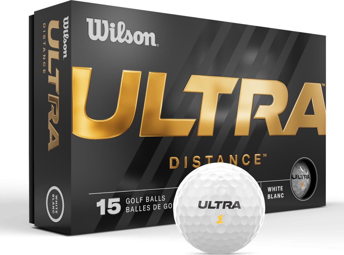 Wilson - Golf Balls Ultra White 15 Pack
