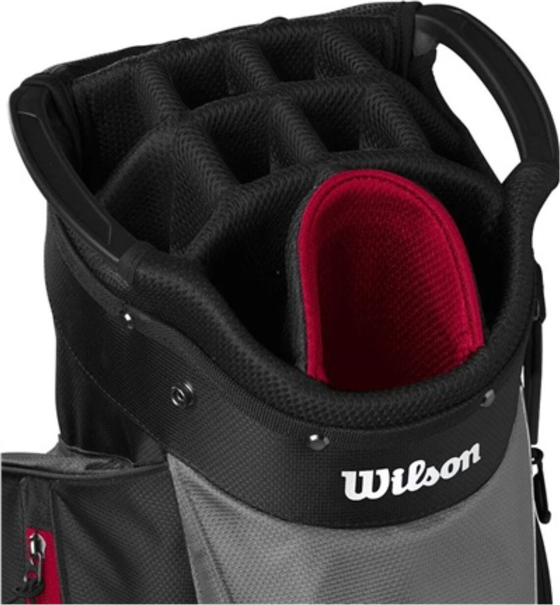 Wilson - Let Golf Taske - Sortrødgrå
