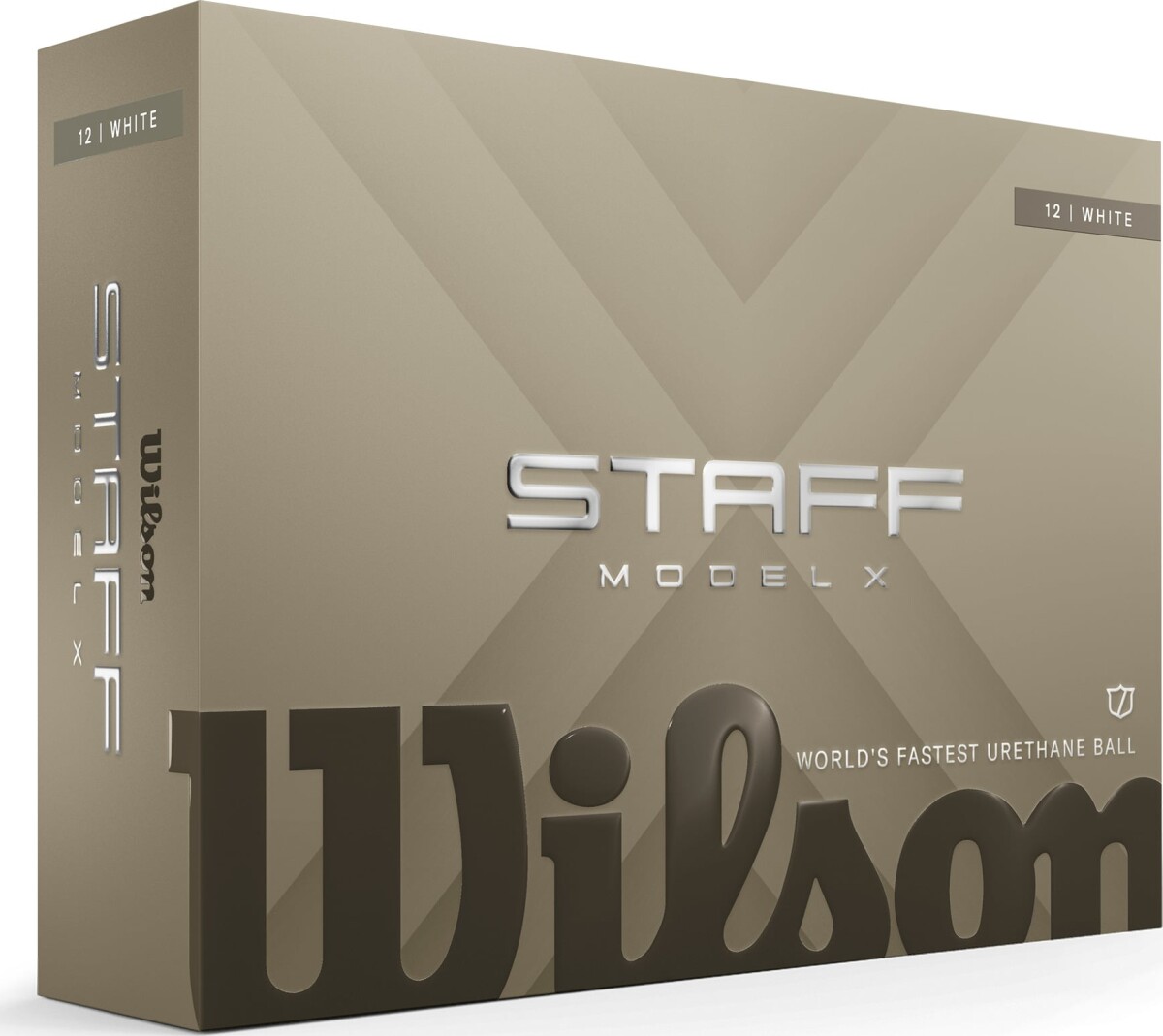 Wilson - Staff Model X Golfbolde Hvid 12 Stk - Tour-Performance Med