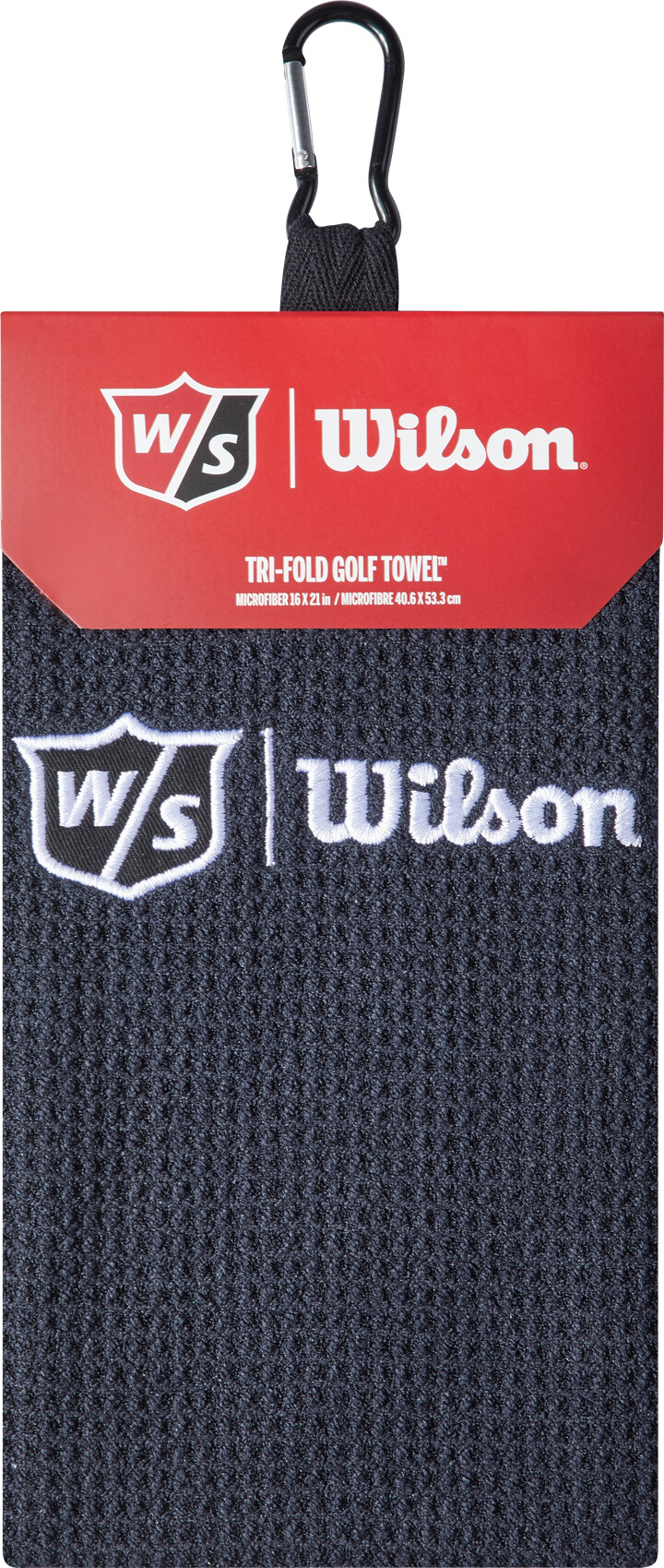 Wilson - Tri-Fold Towel - Black