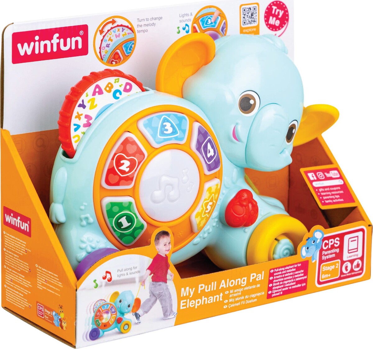 Winfun - My Pull Along Pal Elephant