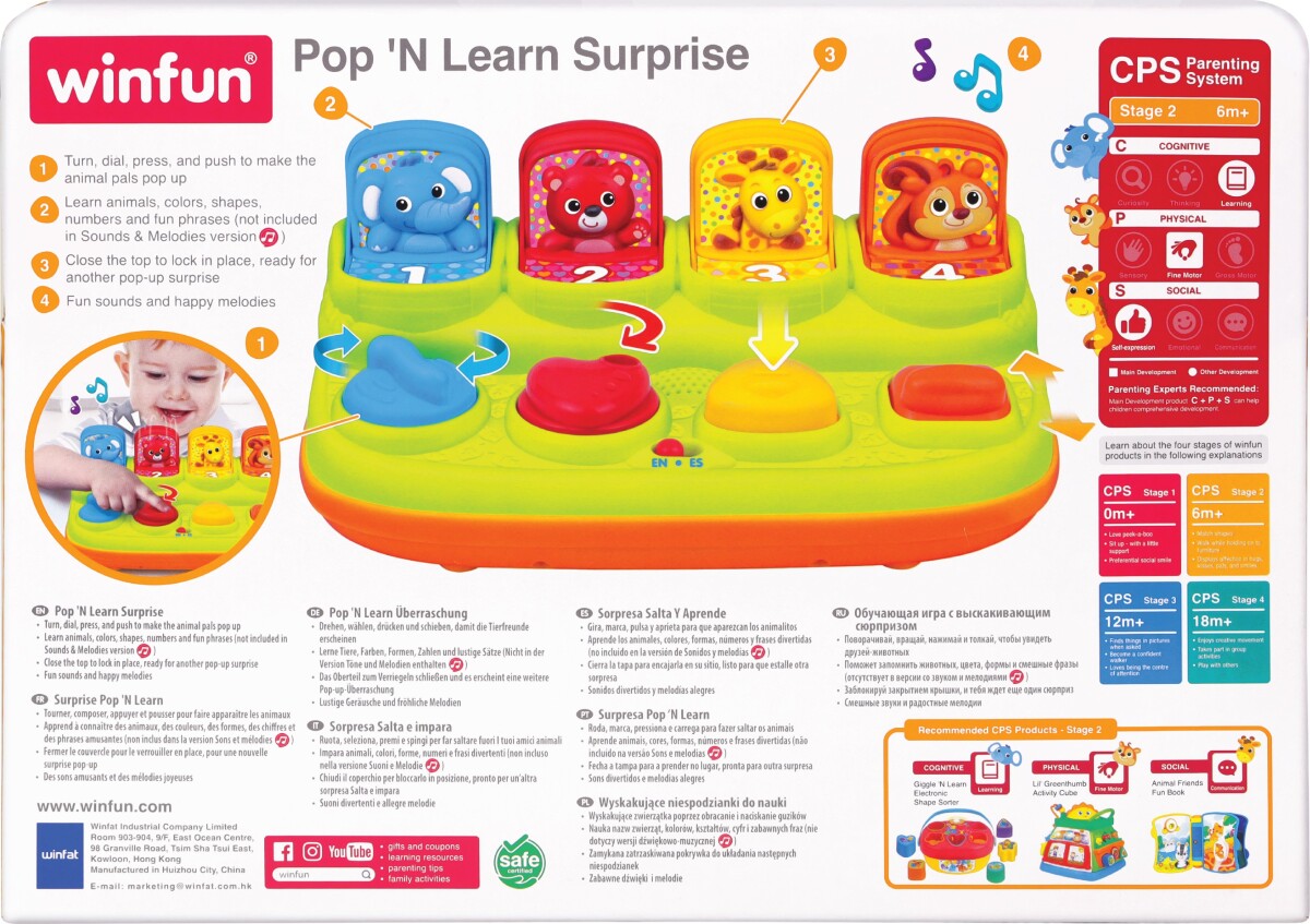 Winfun - Pop N Learn Surprise