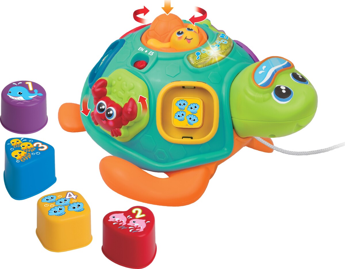 Winfun - Pull Along Sort N Learn Turtle