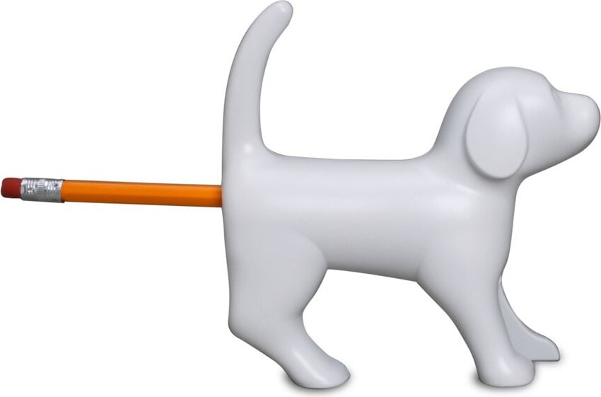 Winkee - Blyantspidser - Sharp End Pup White With Sound - White
