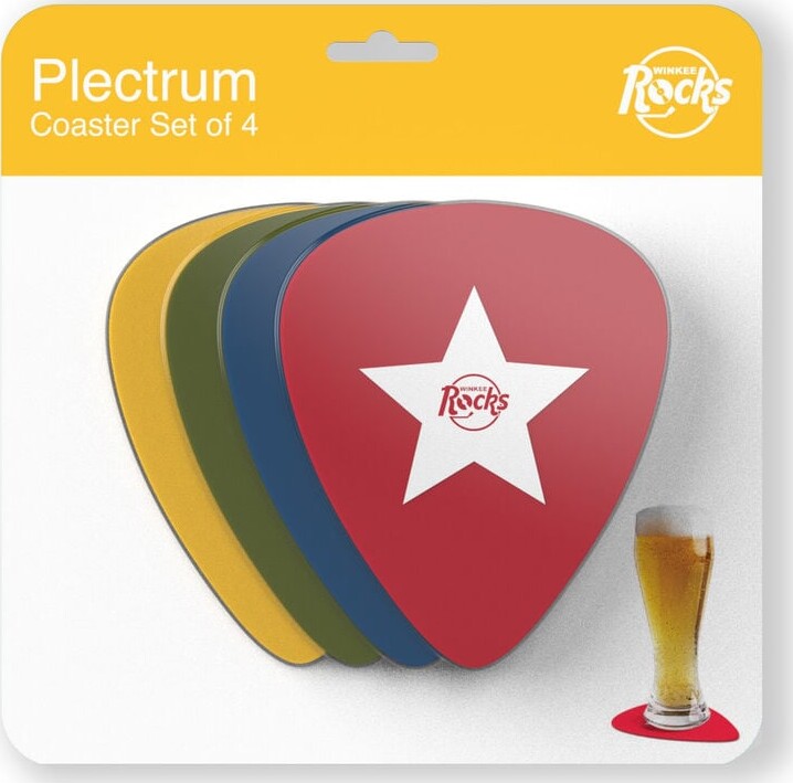 Winkee - Bordskåner - Plectrum - Sæt Af 4