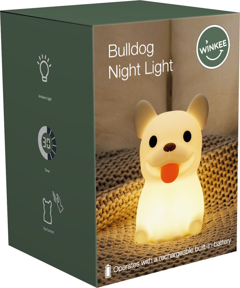 Winkee - Bulldog Night Light - Bordlampe - Compact