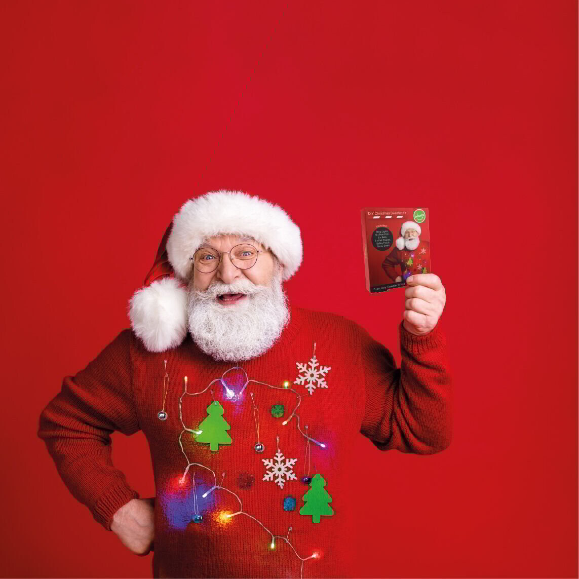 Winkee - Diy Julesweater Kit - Emergency Christmas Jumper Kit