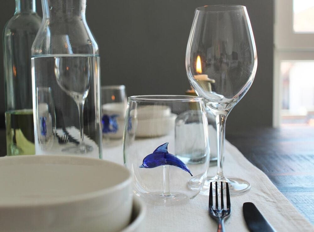 Winkee - Drikkeglas - Handmade Dolphin