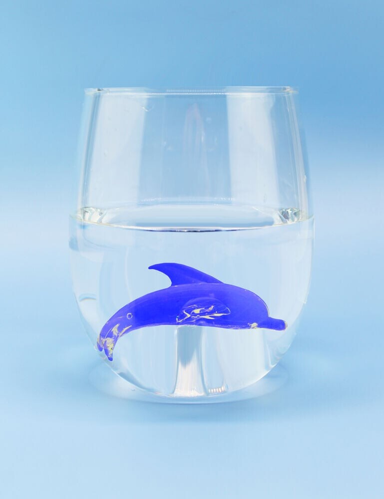 Winkee - Drikkeglas - Handmade Dolphin