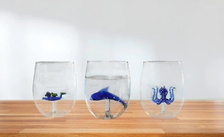 Winkee - Drikkeglas - Handmade Octopus