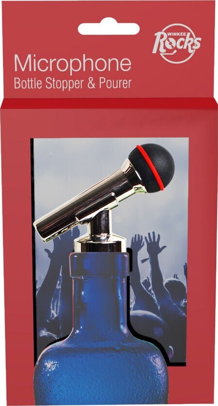 Winkee - Drinks Markører - Microphone Bottle Stop And Pourer