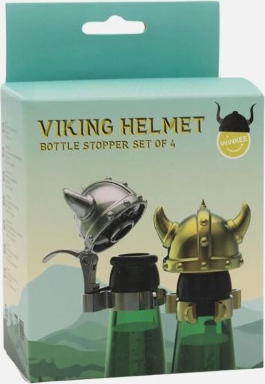Winkee - Flaskeprop - Viking Helmet - 4 Stk