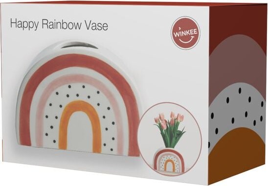 Winkee - Happy Rainbow Vase
