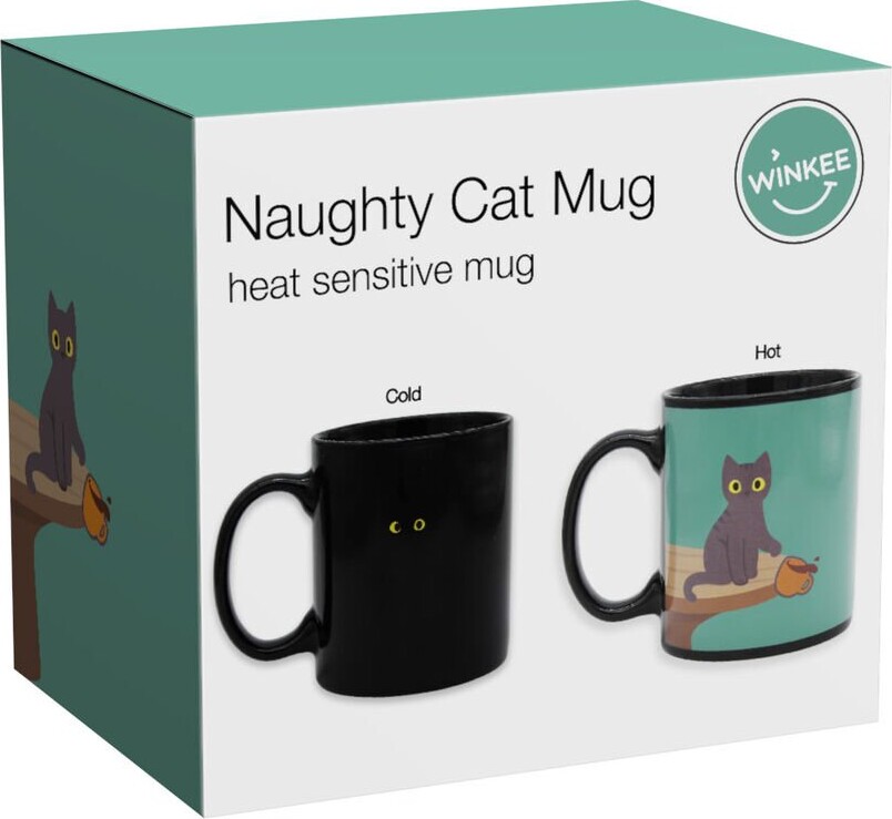 Winkee - Naughty Cat Heat Sensitive Krus