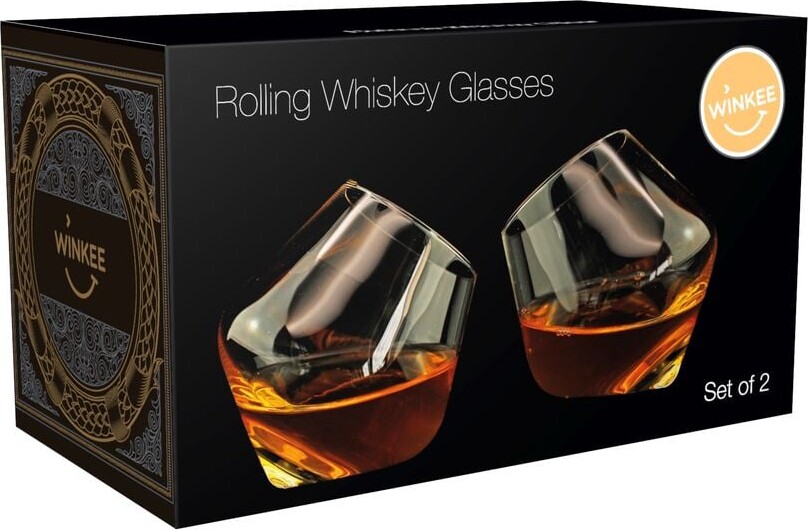 Winkee - Rolling Whiskeyglas - Set Of 2