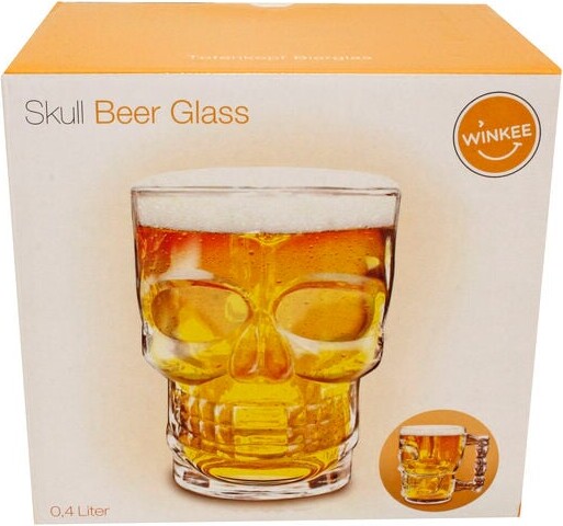 Winkee - Skull Beer Glass