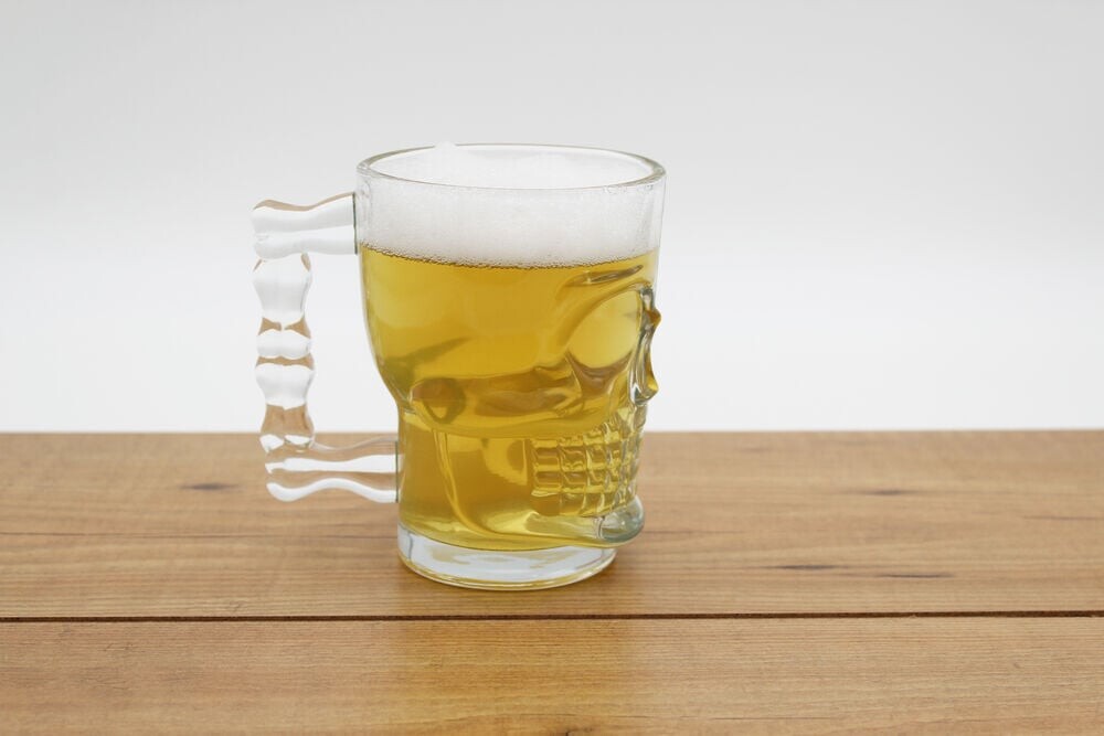Winkee - Skull Beer Glass