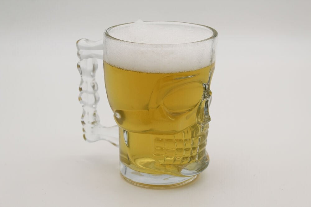 Winkee - Skull Beer Glass