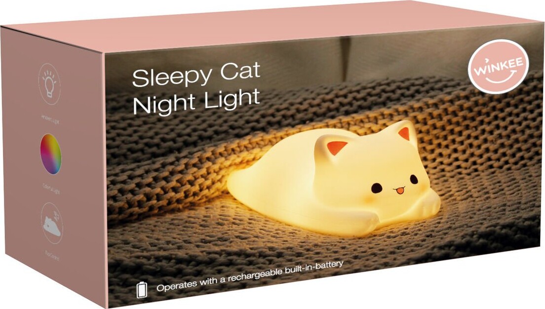 Winkee - Sleepy Cat Night Light - Bordlampe - Compact