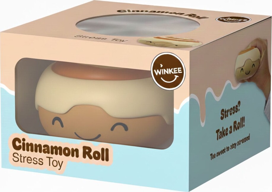 Winkee - Stressbold - Cinnamon Roll Stress Toy