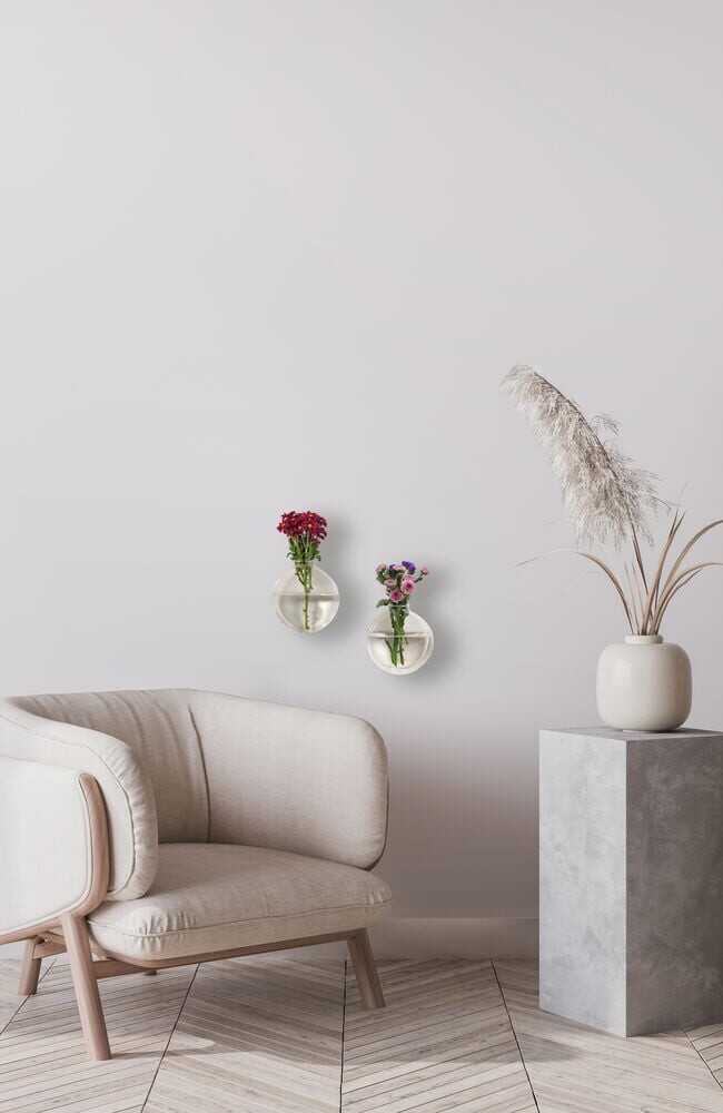 Winkee - Wall Vase Dahlia - Set Of 2