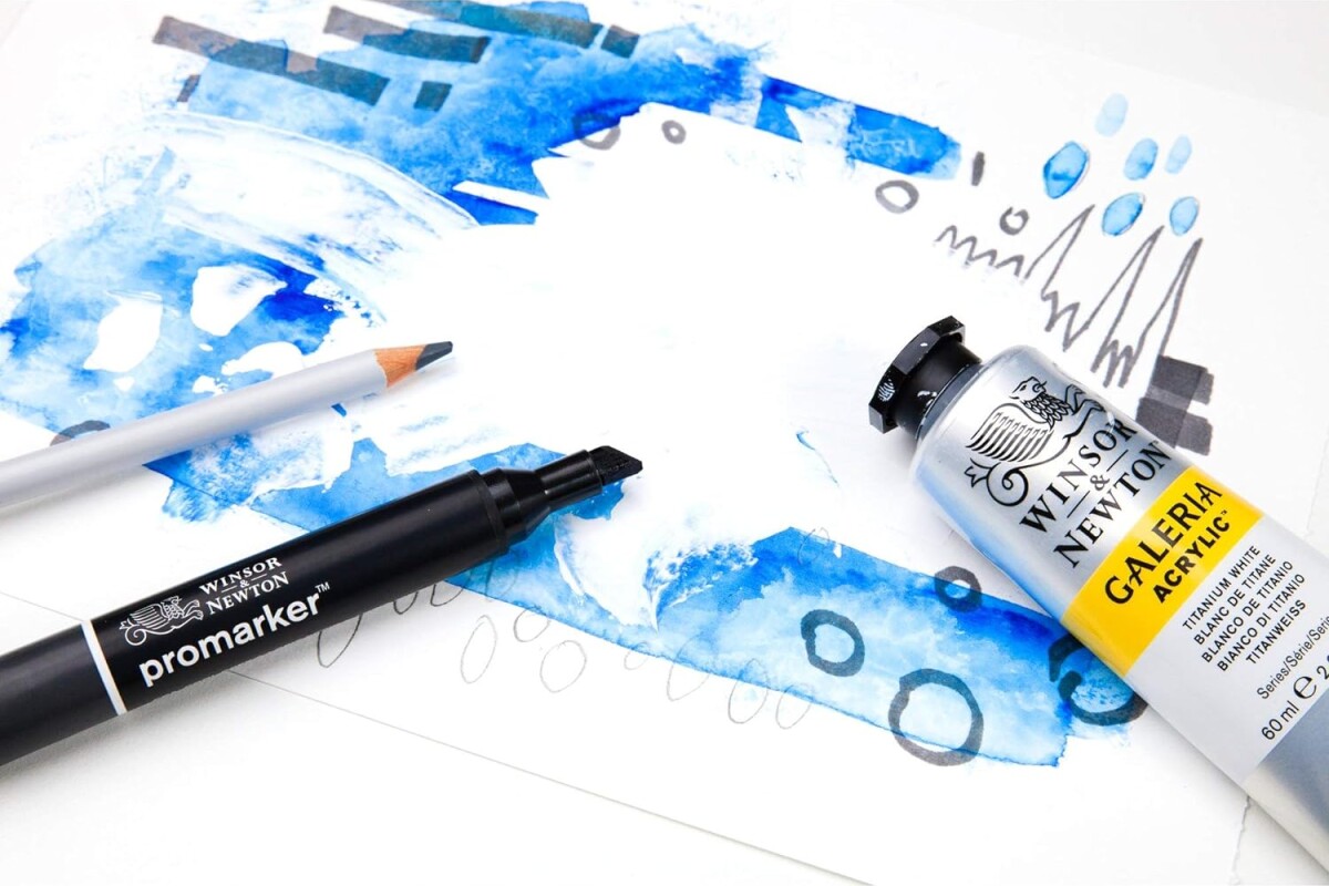 Winsor Newton - Mixed Media Skitseblok 250G 28X36 Cm - 30 Sider