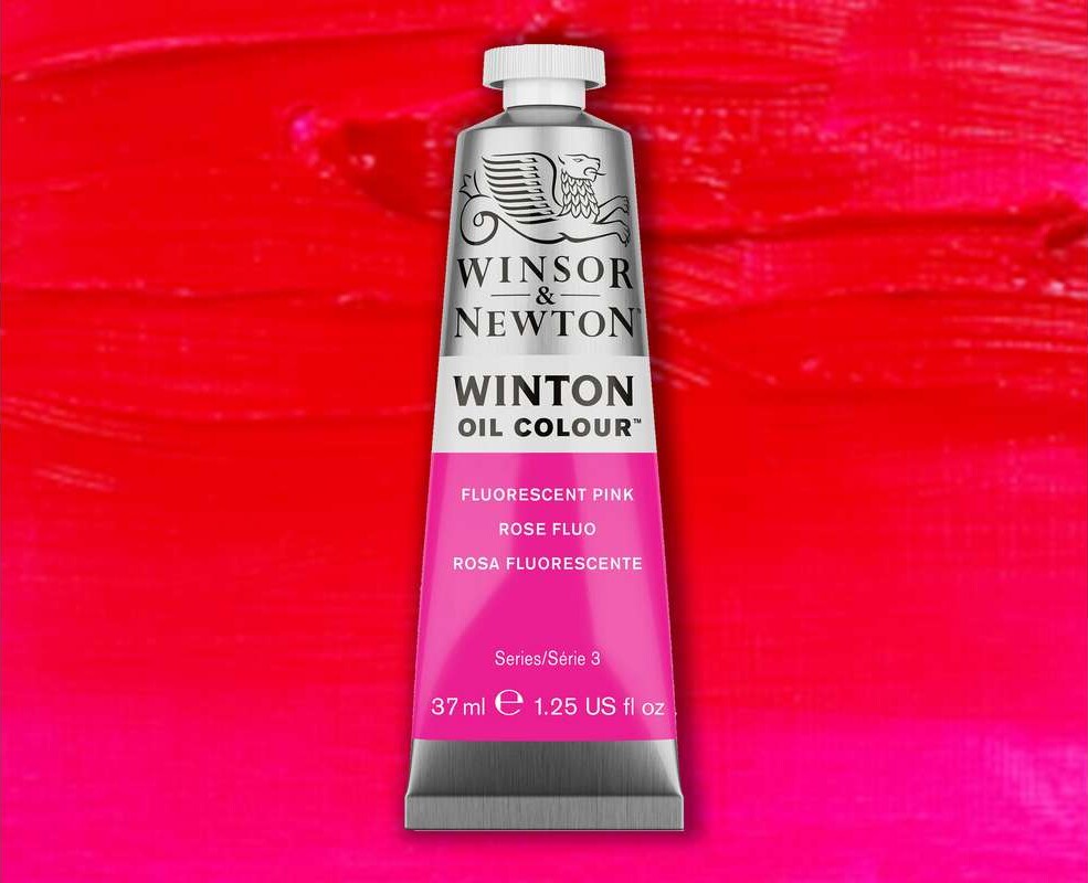 Winsor Newton - Winton Oil Colour - Fluorescent Pink - 37 Ml