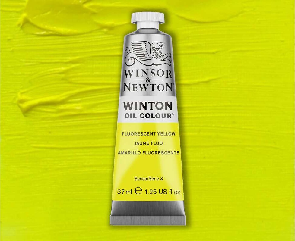 Winsor Newton - Winton Oil Colour - Fluorescent Yellow - 37 Ml
