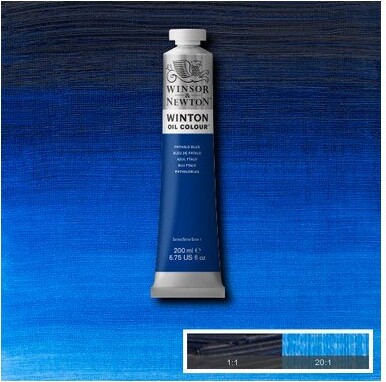 Winsor Newton - Oliemaling - Winton - Phthalo Blue 200 Ml