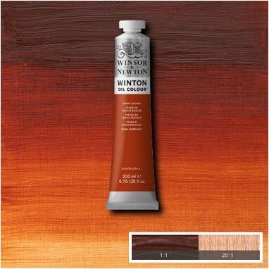 Winsor Newton - Oliemaling - Winton - Burnt Sienna 200 Ml