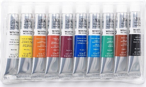 Winsor Newton - Winton Oil Colour - Oliemaling Sæt - 10X12Ml