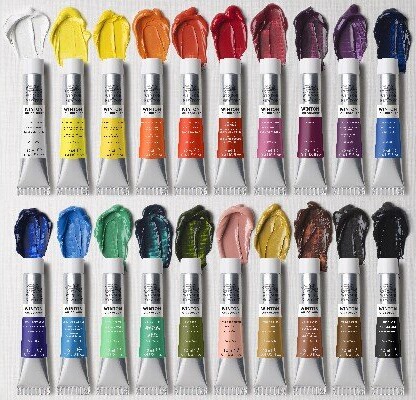 Winsor Newton - Winton Oil Colour - Oliemaling Sæt - 20X12Ml
