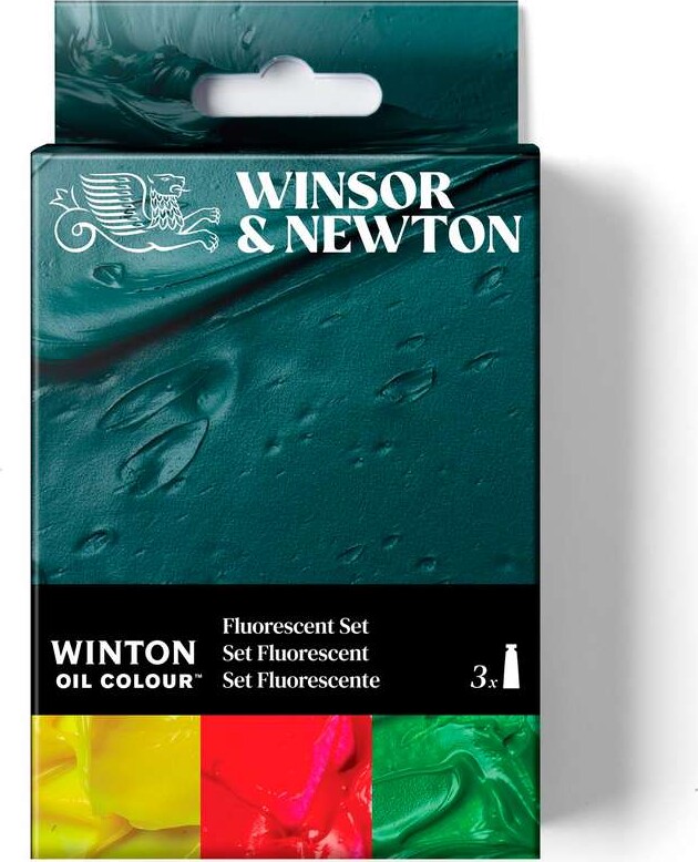 Winsor Newton - Winton Oil Colour Set 3X37 Ml - Fluorescent
