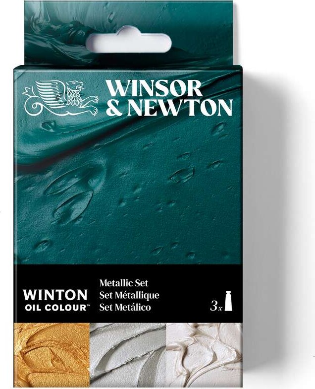 Winsor Newton - Winton Oil Colour - Metallic Set - 3X37 Ml
