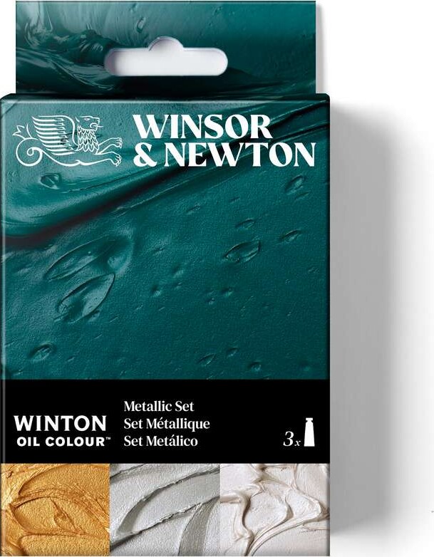 Winsor Newton - Winton Oil Colour - Metallic Set - 3X37 Ml