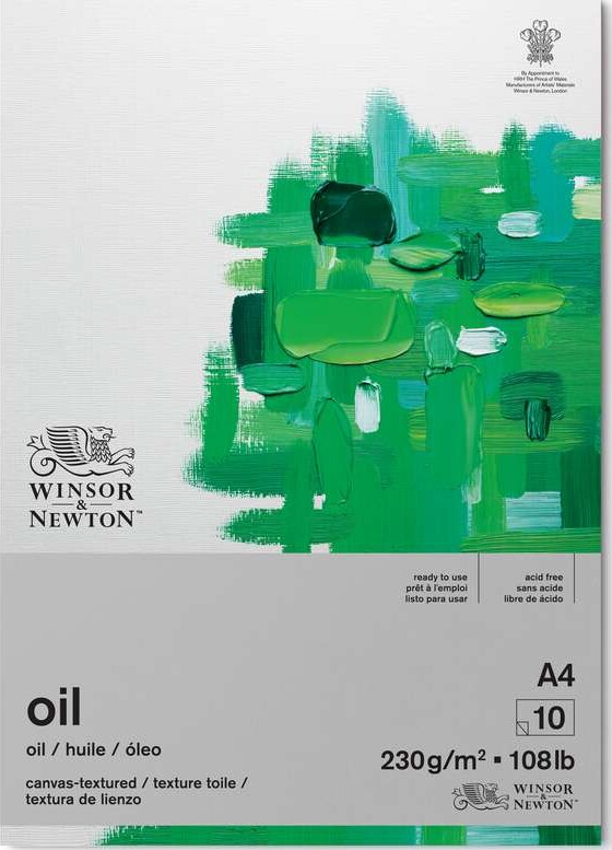 Winsor Newton - Blok Til Oliemaling - A4 - 10 Ark