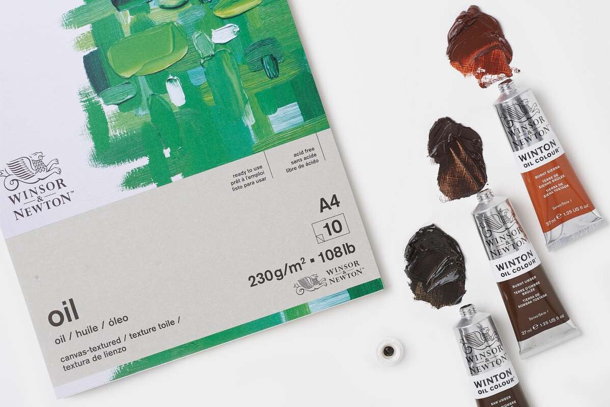 Winsor Newton - Blok Til Oliemaling - A4 - 10 Ark