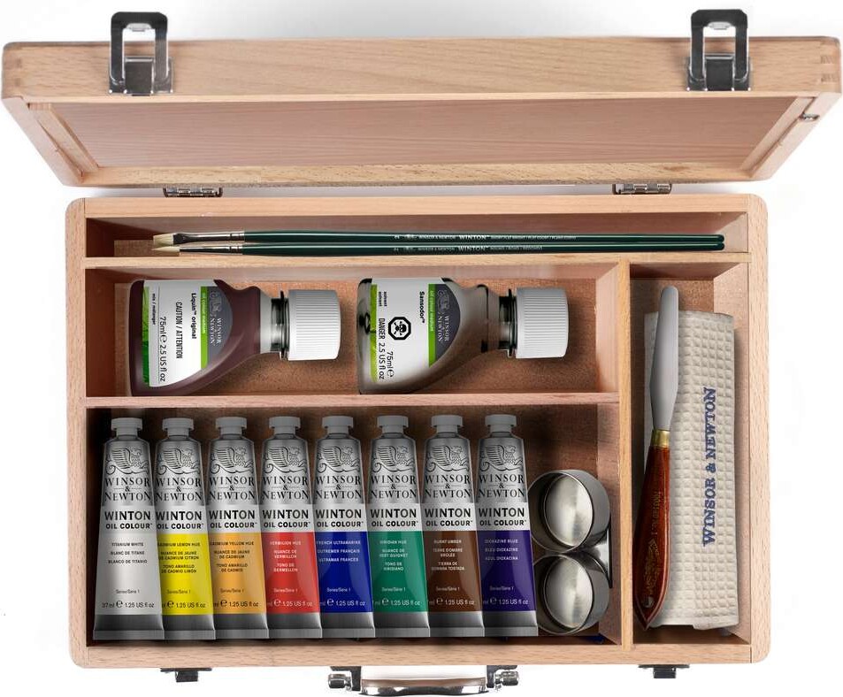 Winsor Newton - Oil Essentials Malekuffert 8X37 Ml - 16 Dele