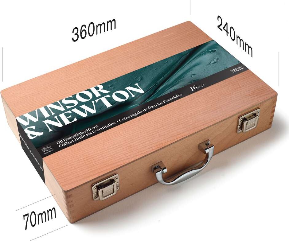 Winsor Newton - Oil Essentials Malekuffert 8X37 Ml - 16 Dele