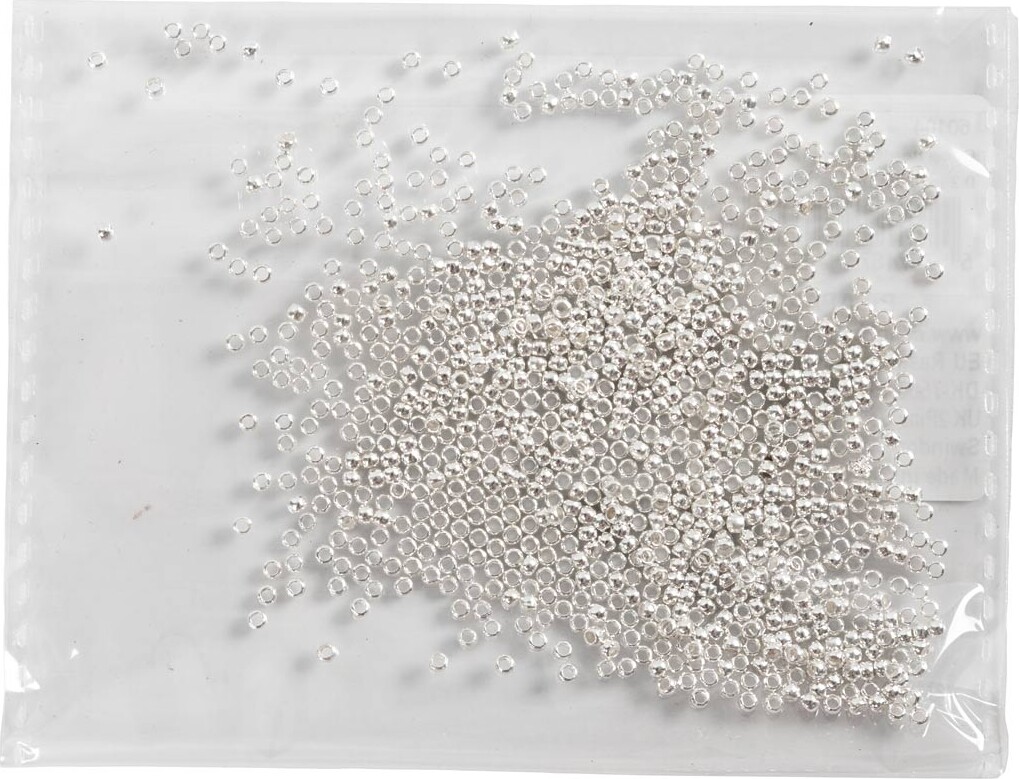 Wireklemmer - Ø 2 Mm - Forsølvet - 1000 Stk