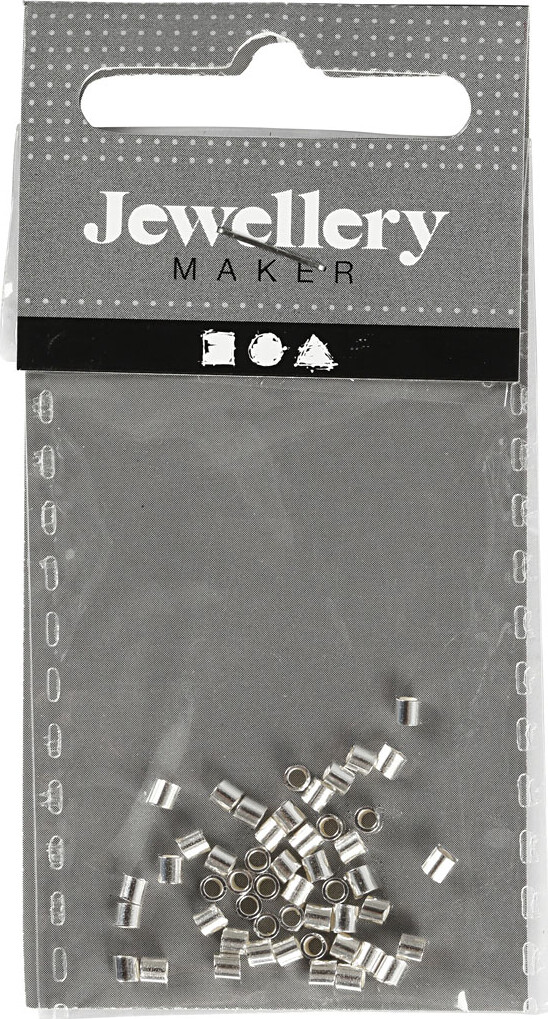 Wireklemmer - Ø 2 Mm - Sterling Sølv - 50 Stk
