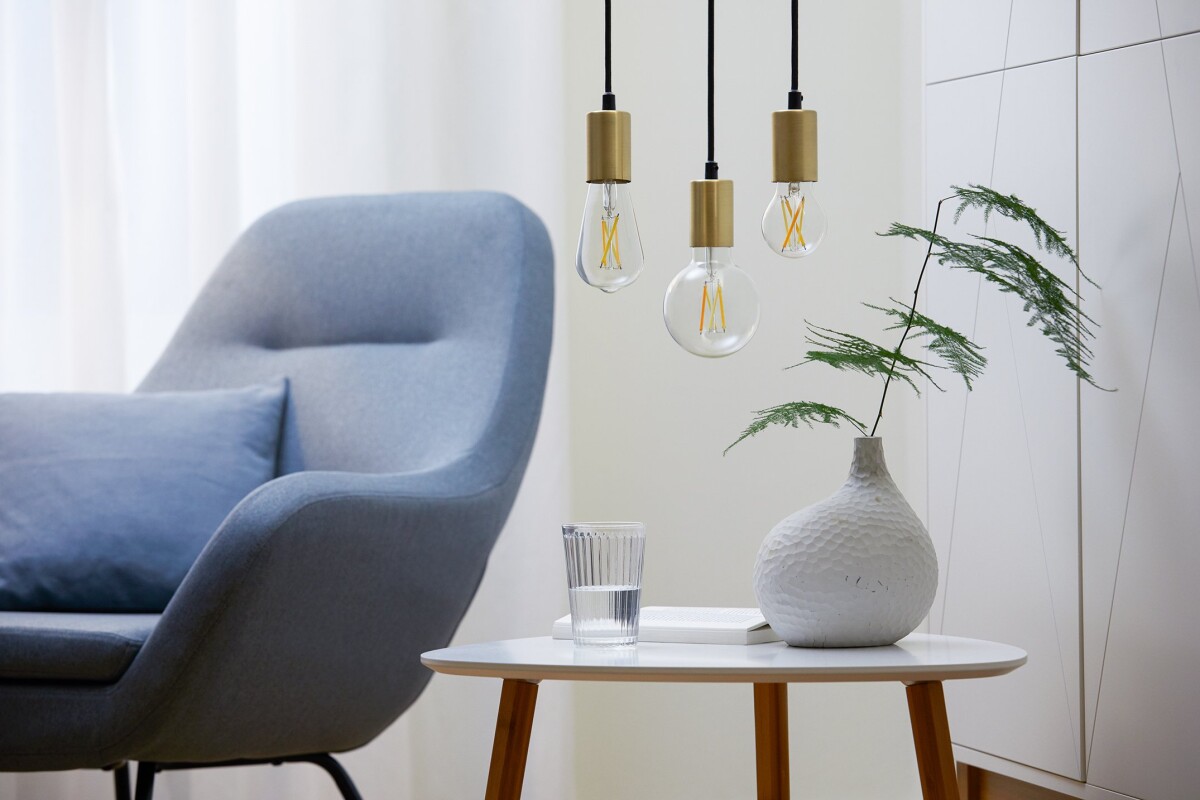 Wiz - St64 Klar Pære E27 Justerbar Hvid - Smart Hjem