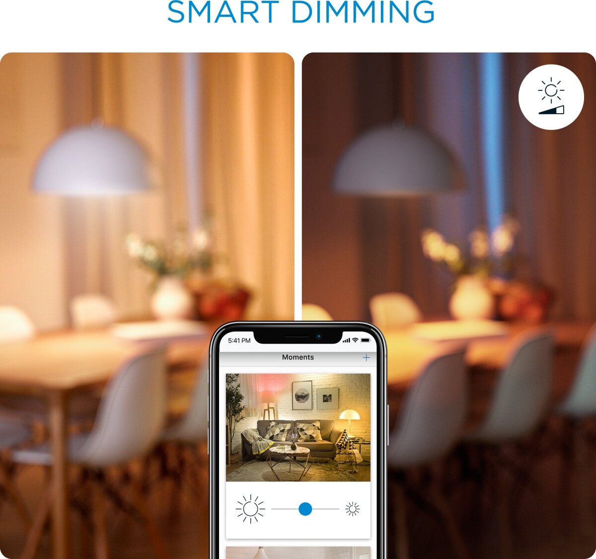 Wiz - St64 Klar Pære E27 Justerbar Hvid - Smart Hjem