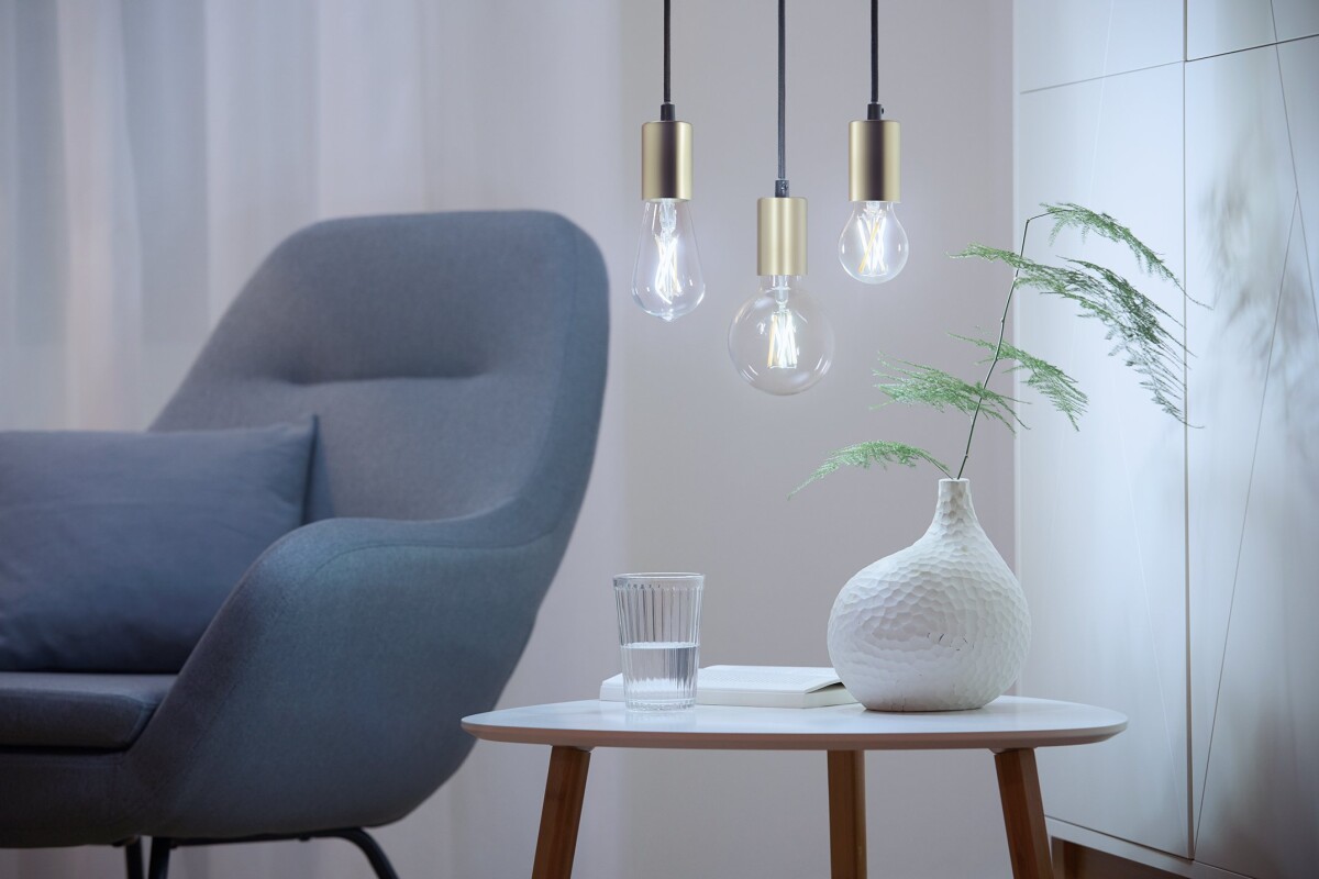 Wiz - St64 Klar Pære E27 Justerbar Hvid - Smart Hjem